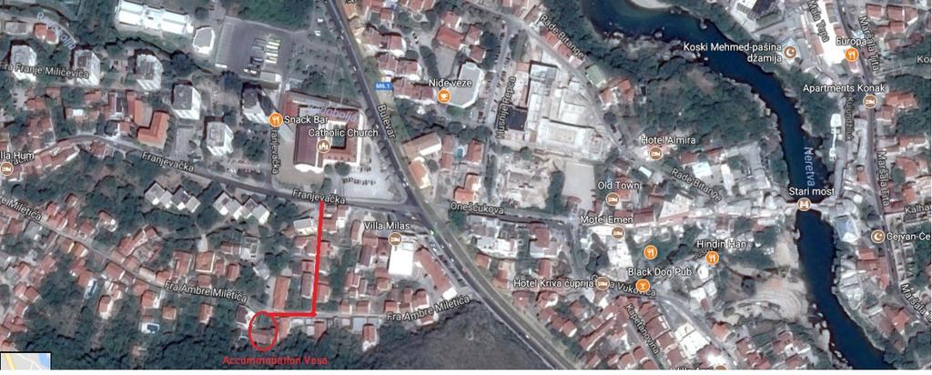 Accommodation Vesa Mostar Eksteriør billede